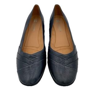 Naturalizer‎ Ballet Flats Loafers Black Leather Women 10.5M Comfort Jaye EUC